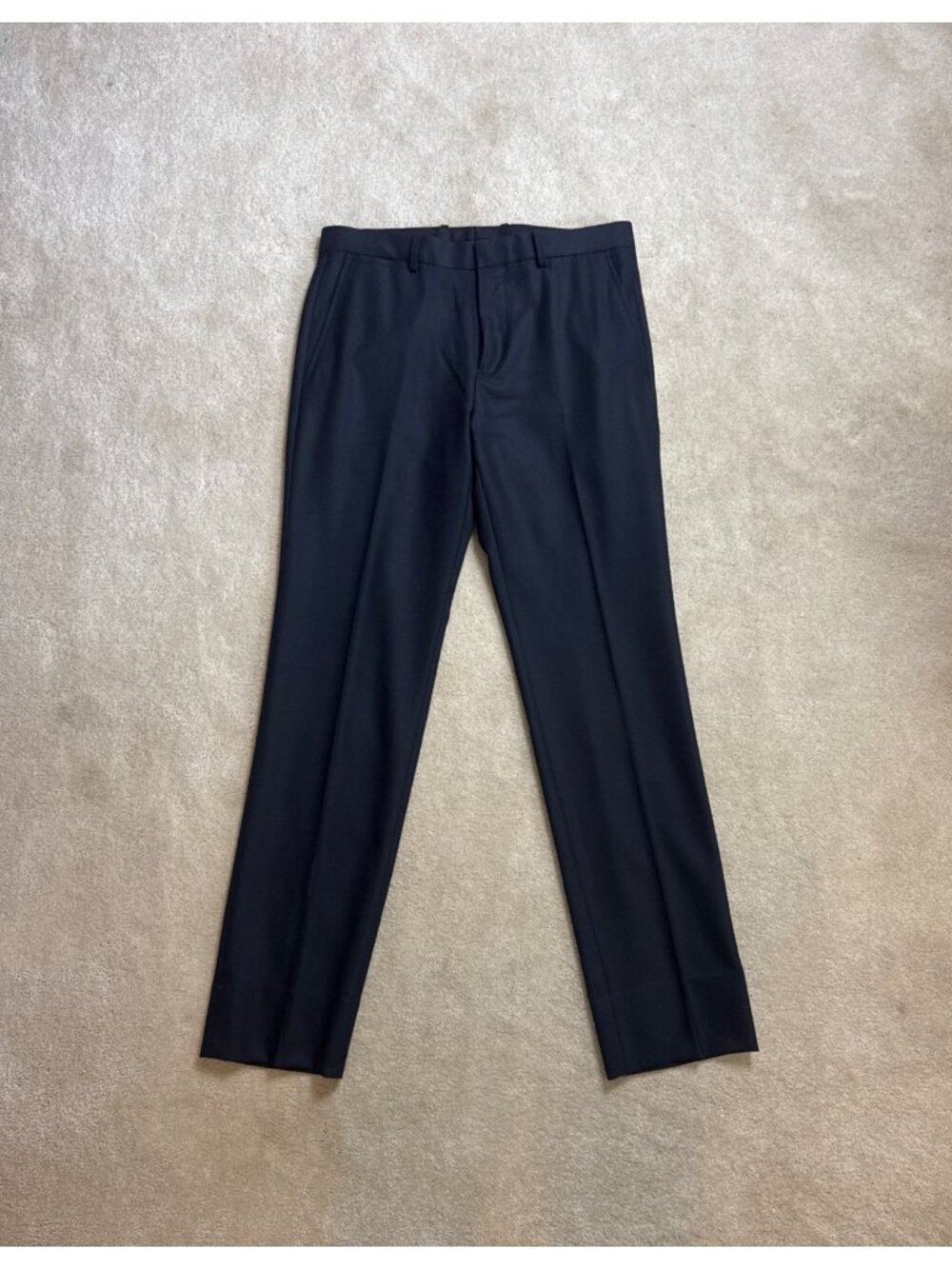 Theory Mens 100% Wool Black Dress Pants Size 30 Slim Fit